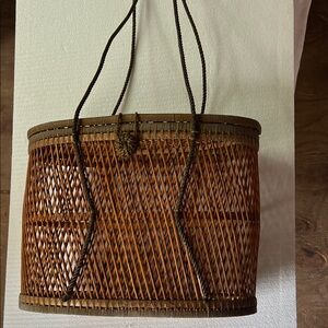 Vintage Japanese Basket Bag